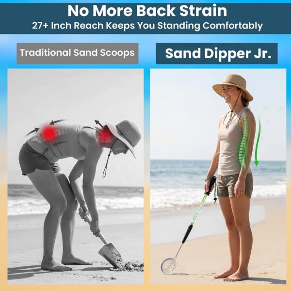 Sand Dipper Stainless Steel Mesh Sifter Closeup